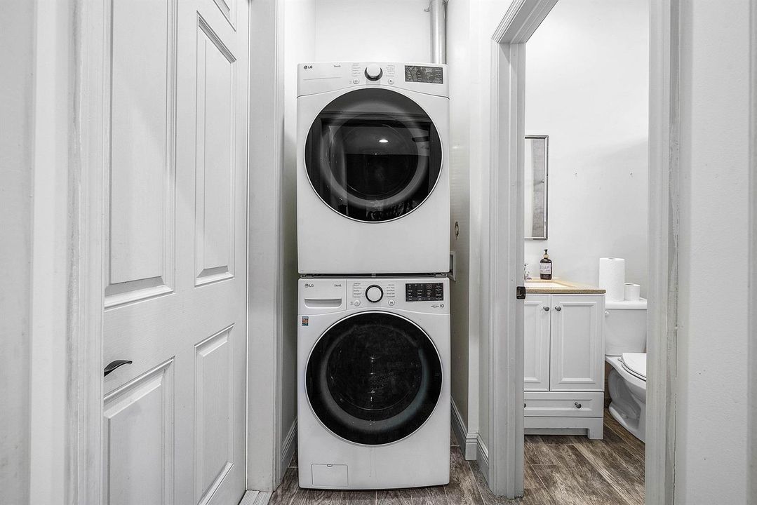 Laundry area