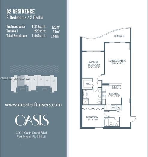 For Sale: $250,000 (2 beds, 2 baths, 1180 Square Feet)