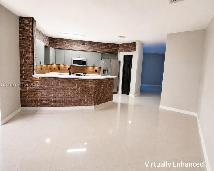 Without furniture