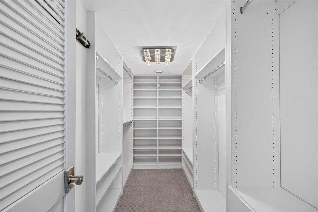 Primary walk-in closet