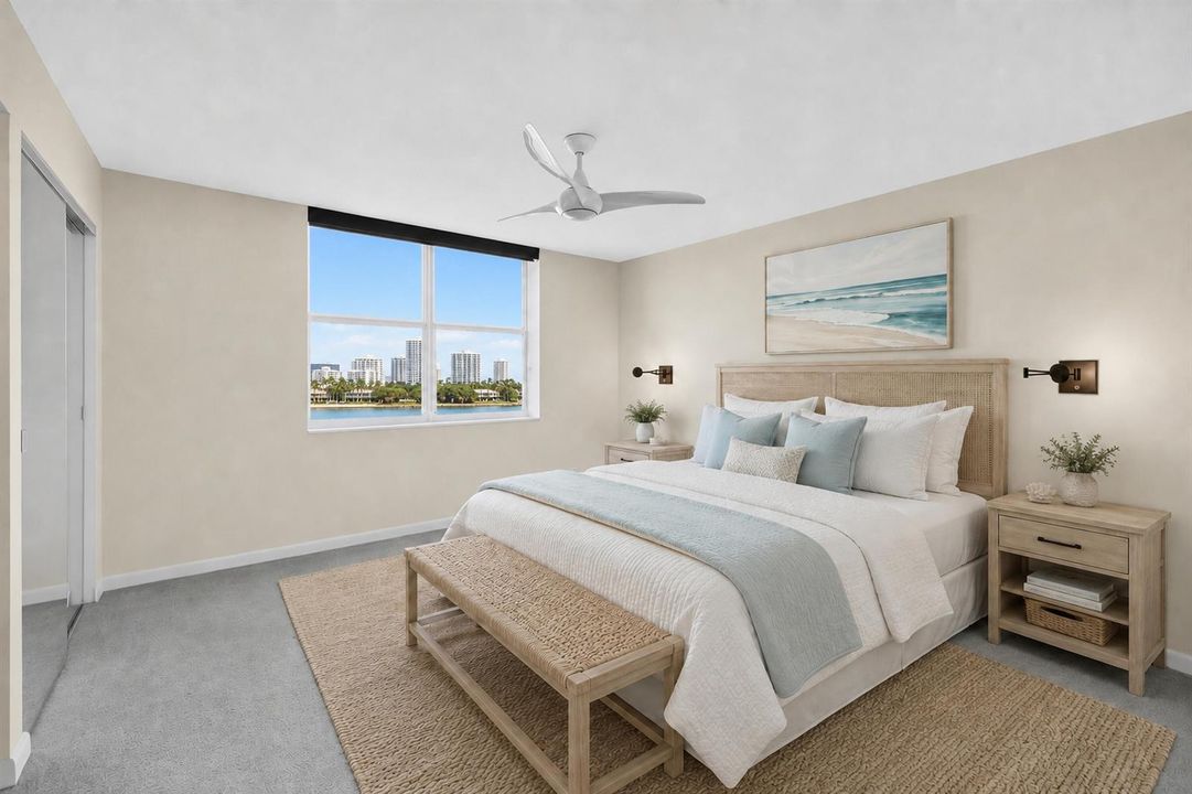 Virtually staged bed 3