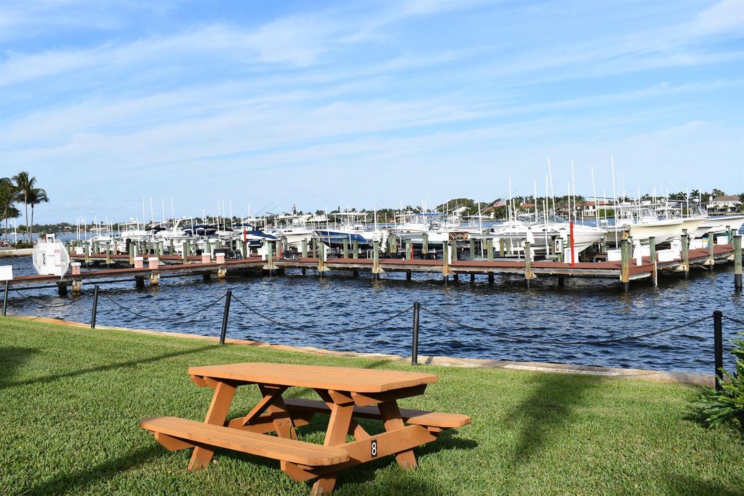 Yacht Club Picnic Grill Area at Marina