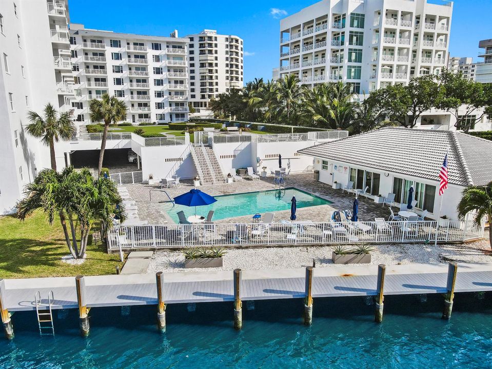 Heated Pool Overlooking waterway