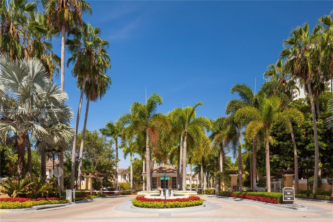 Gated entrance