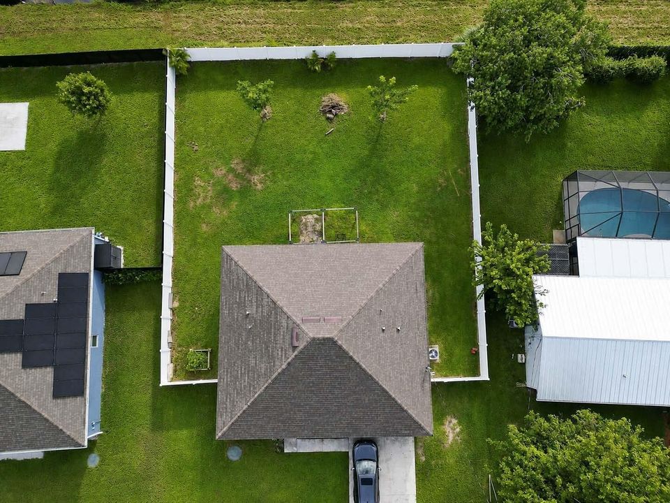 Aerial view- Property and Backyard