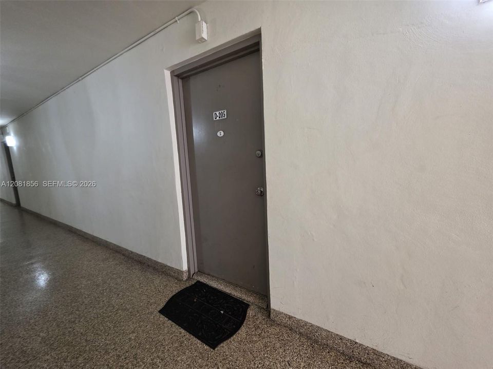 Unit front door