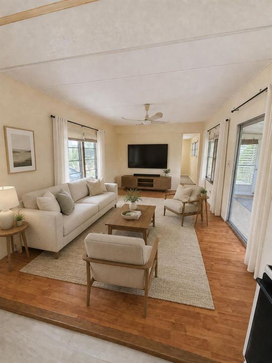 AI staged Living room