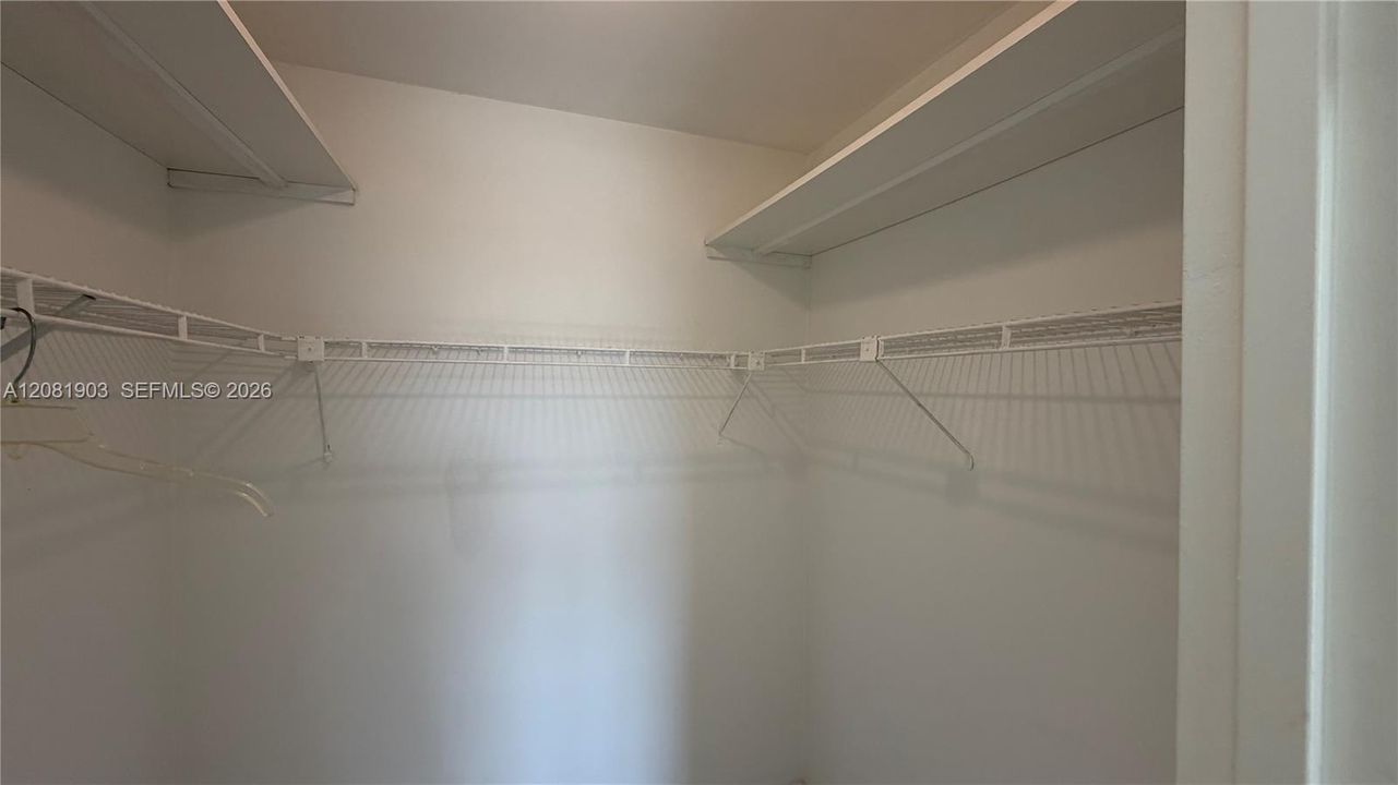 Walk in closet