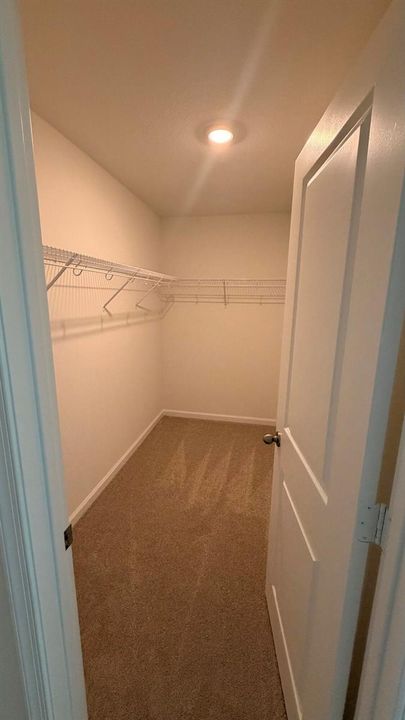 Master walk in closet