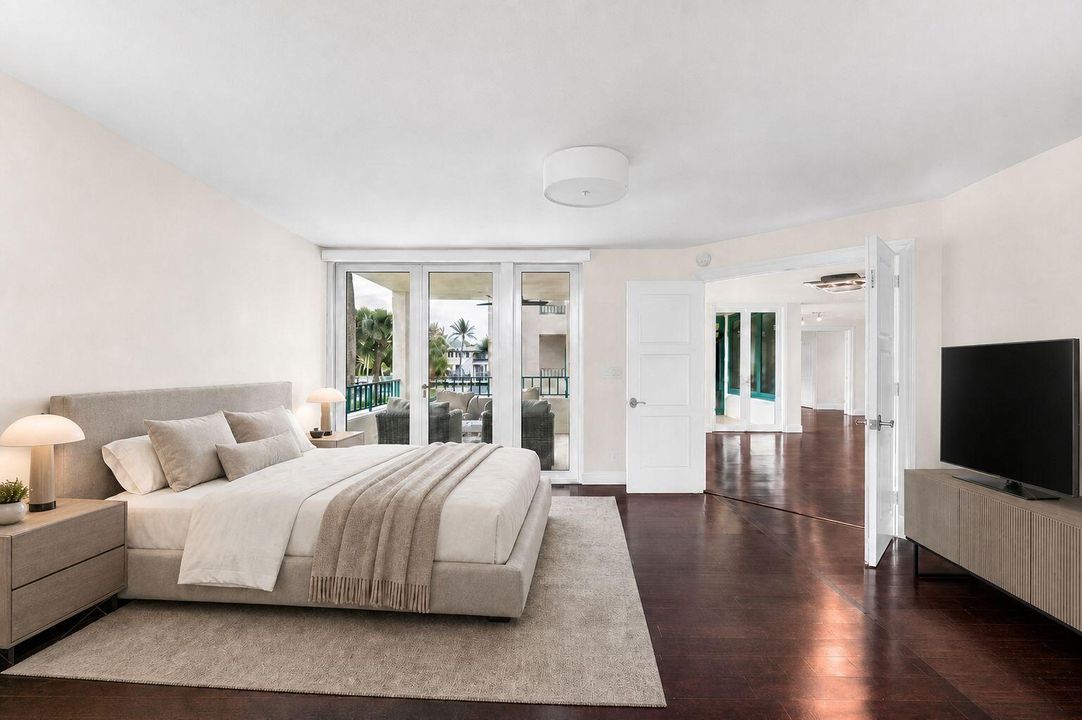 Virtually Staged Primary Bedroom