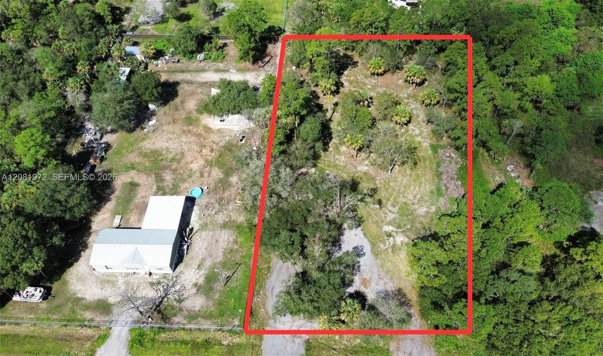 Aerial 1.25 Acre View