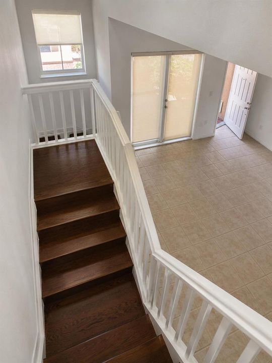 wooden stairs