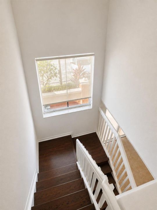 wooden stairs