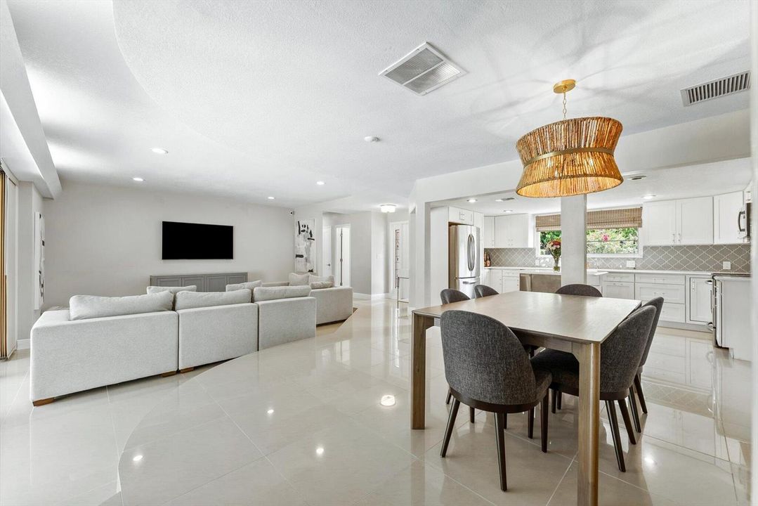 dining and living