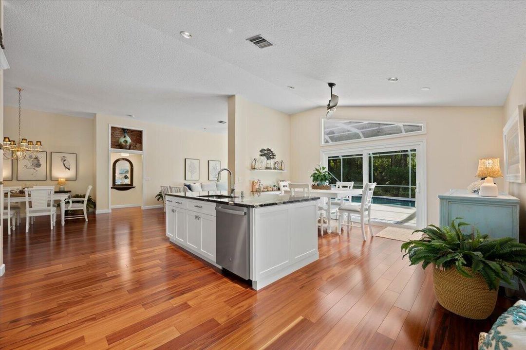 Kitchen toward Pool