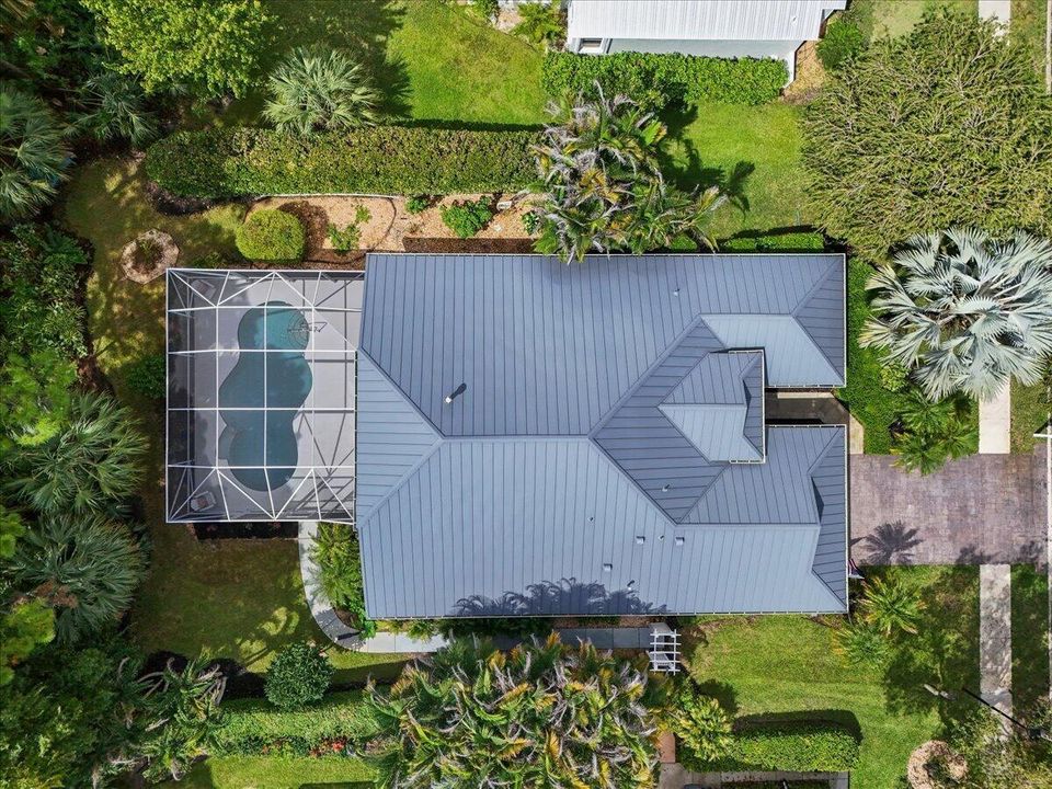 Direct overhead of home