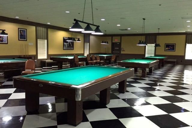 billiard room