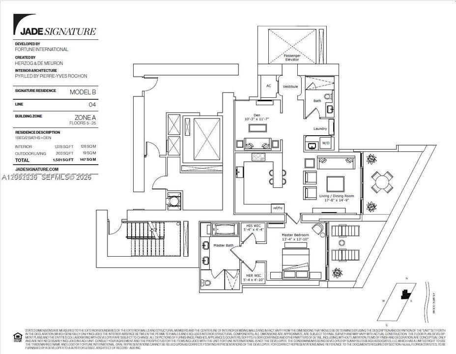 For Rent: $11,000 (1 beds, 2 baths, 1125 Square Feet)