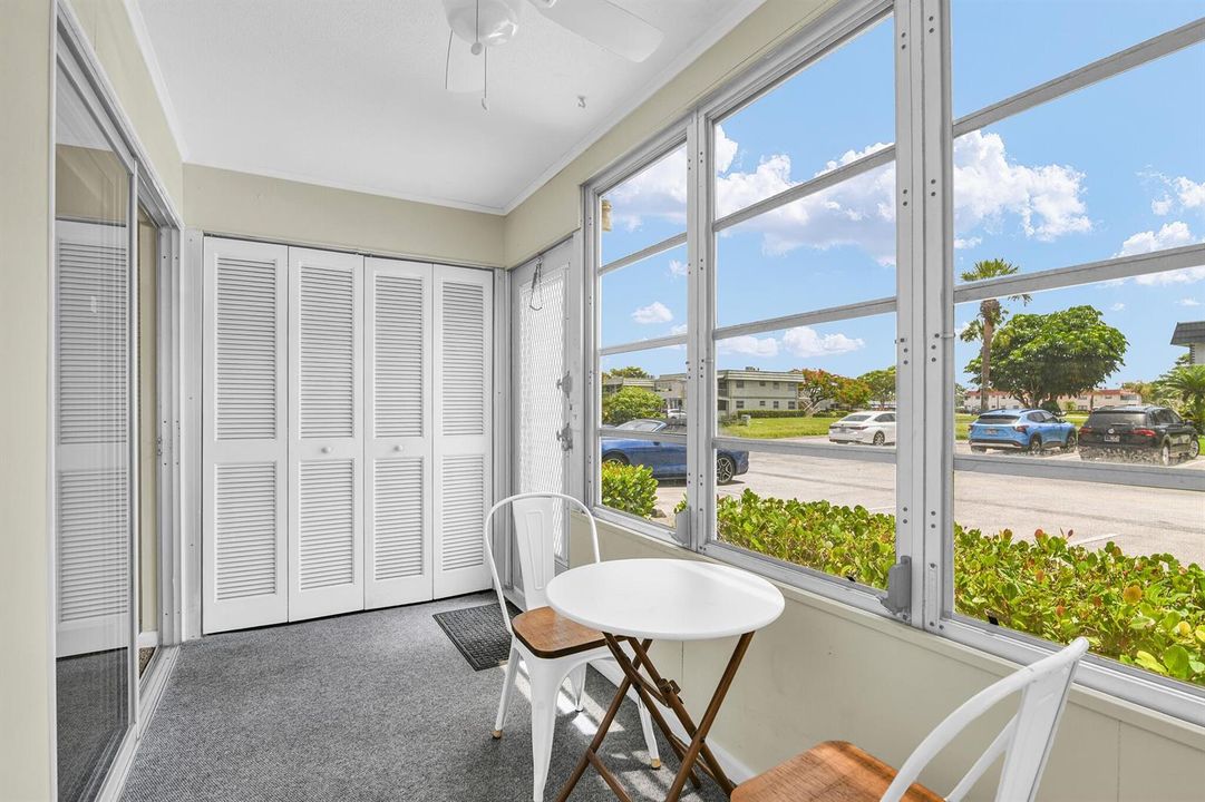 Florida Room with Storage