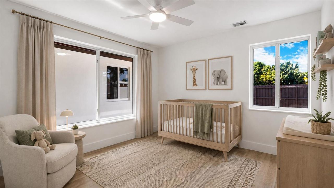 Third Bedroom Staged