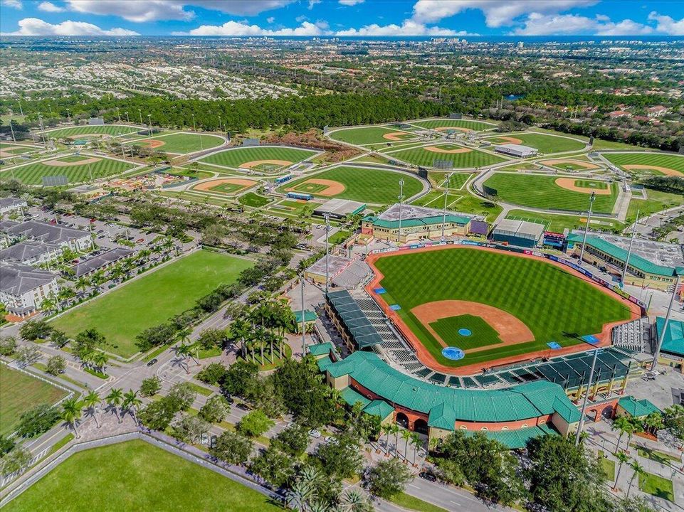 Roger Dean Stadium aerial
