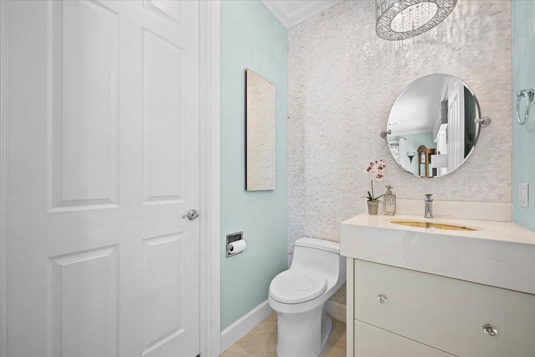 Lovely Guest Powder Room