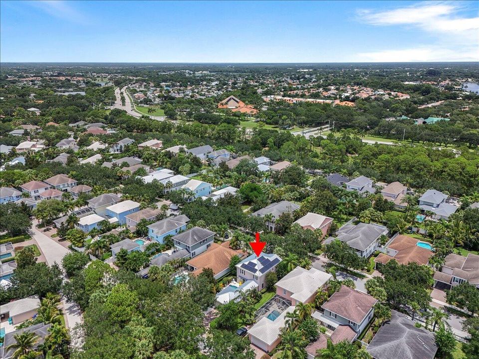 Aerial Neighborhood Setting