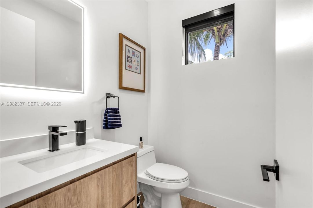downstairs half bath