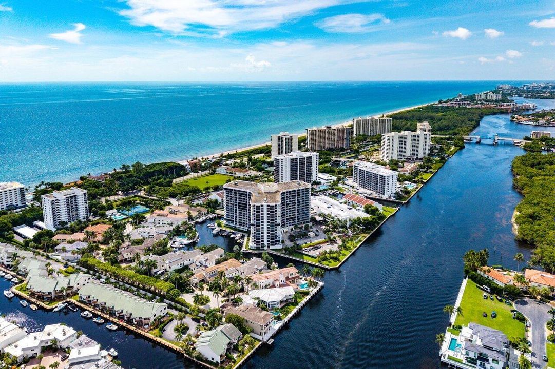 Oceanfront Community Aerial View