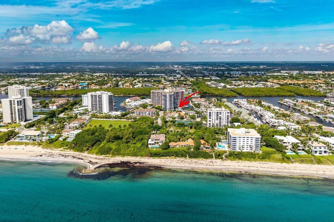 Beachfront Community Aerial View