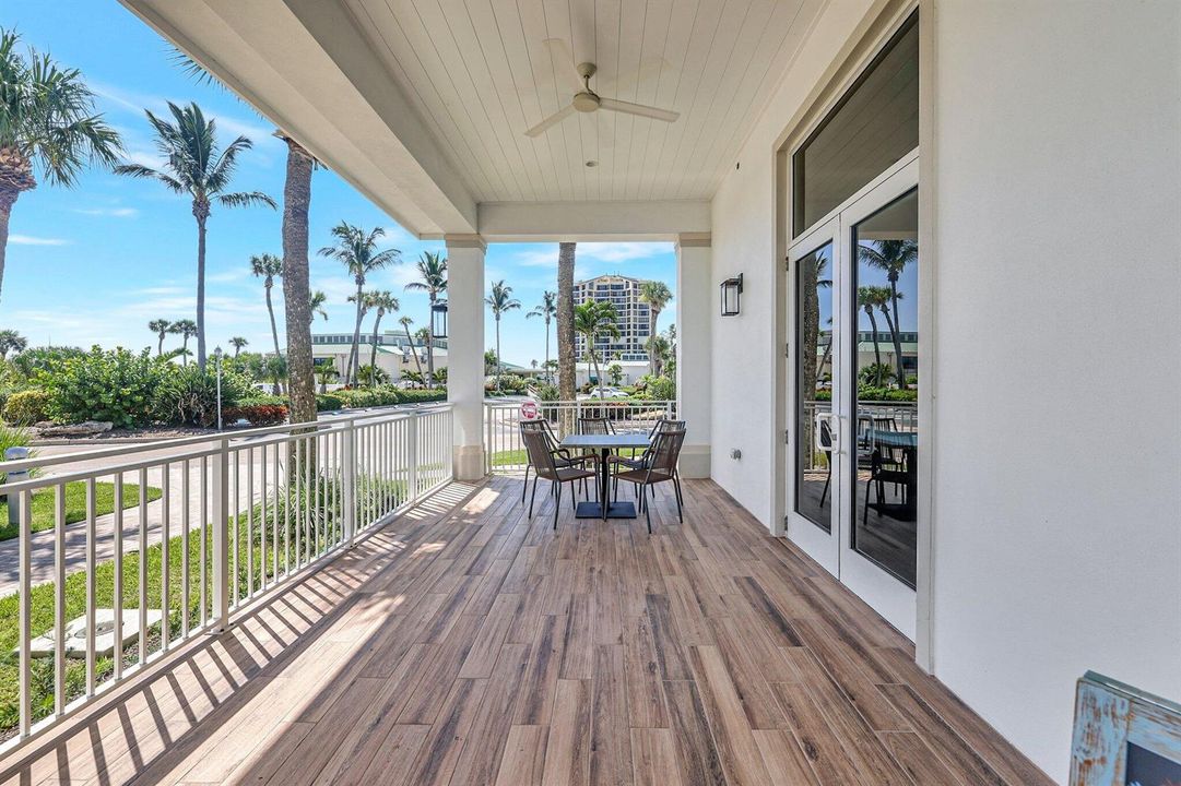 CLUBHOUSE PORCH..