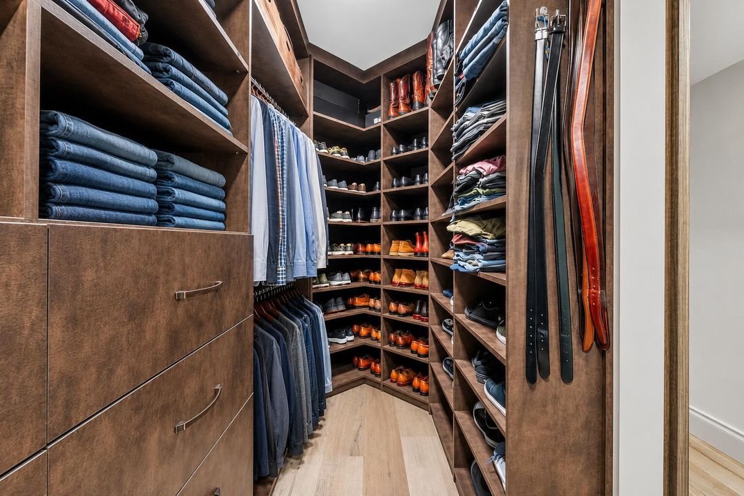 His closet