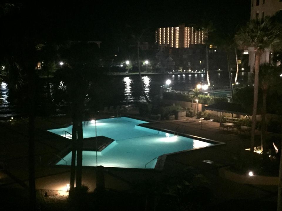 Evening Pool View