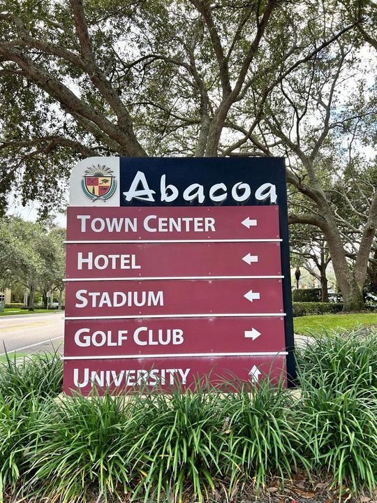 abacoa sign