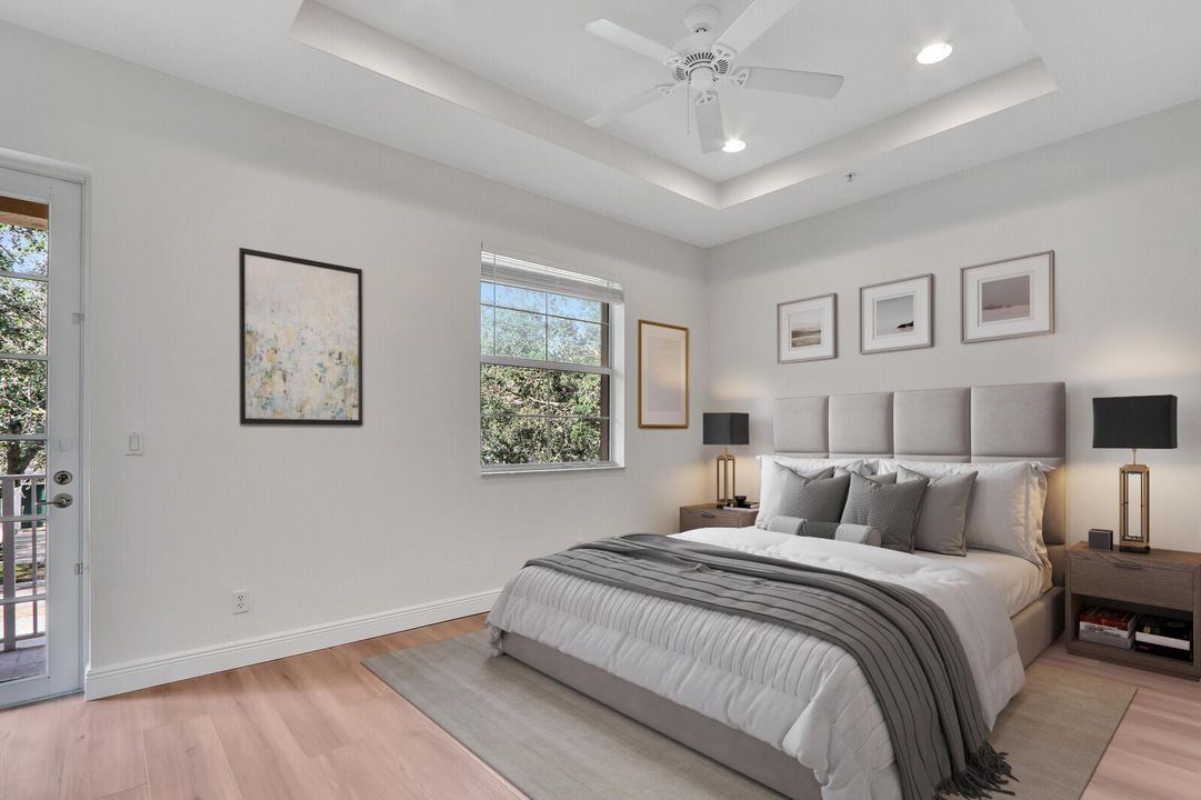 Masterbedroom furnished