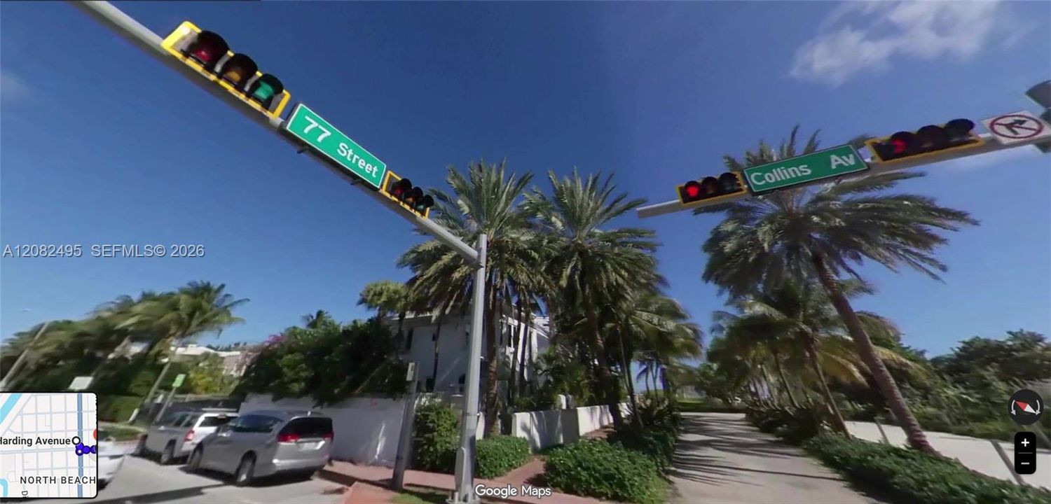 Beach Access  on 77th ST & Collins Ave