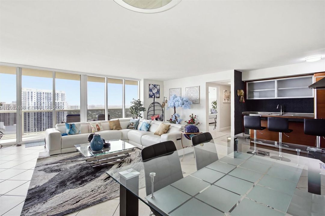 Panoramic View of Living Area
