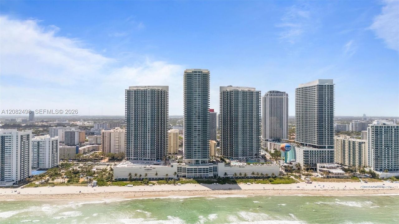 View of The Beach Club from the Ocean