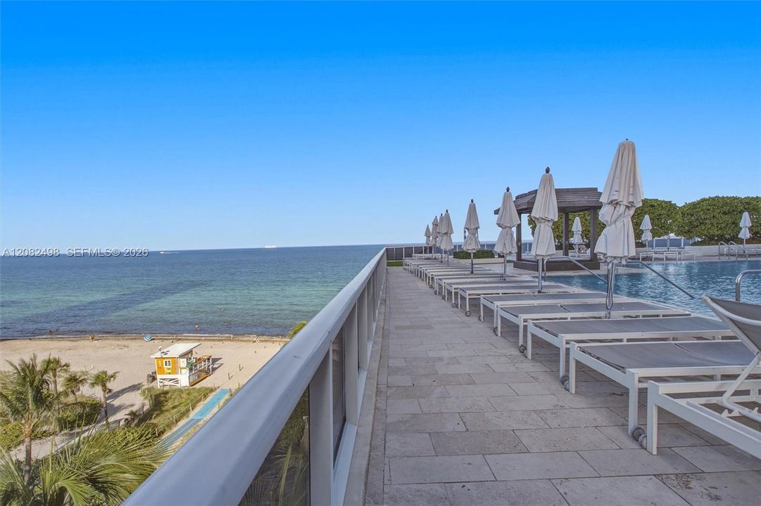 The Sea from the Pool!