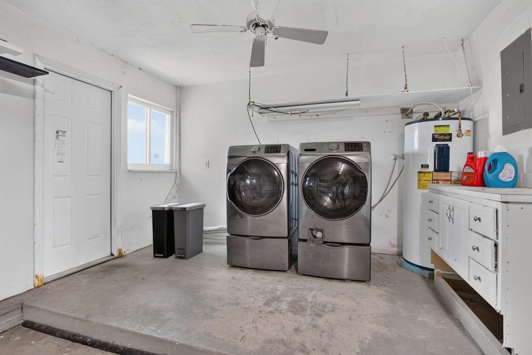 Laundry Room in Garage