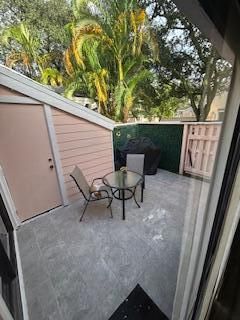 Fenced Patio
