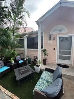 Main Entrance with sitting area