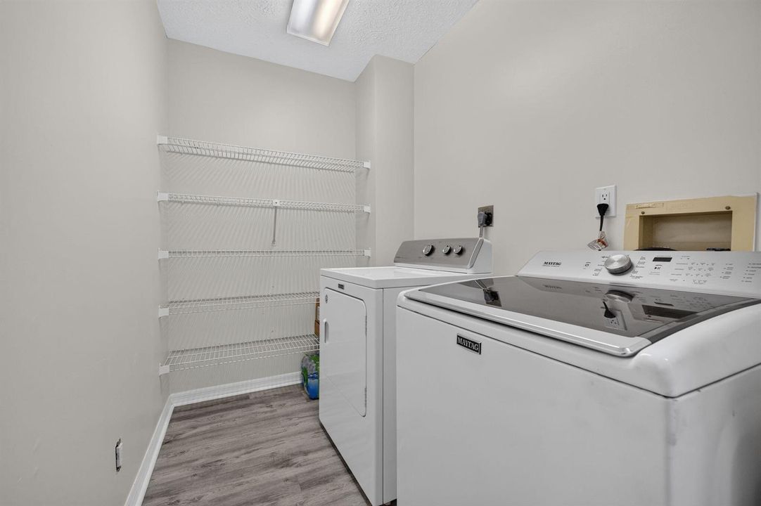 Laundry room.