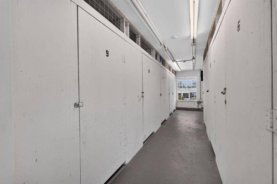 Storage room.