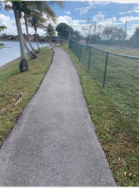 Community Walking Path.
