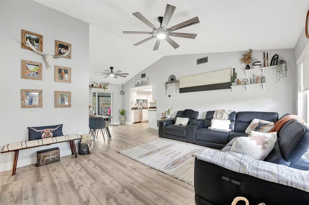 Living area from entrance