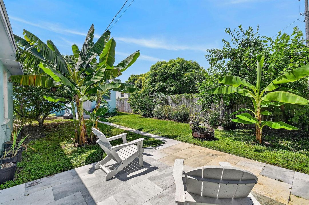 Back Patio Seating Area