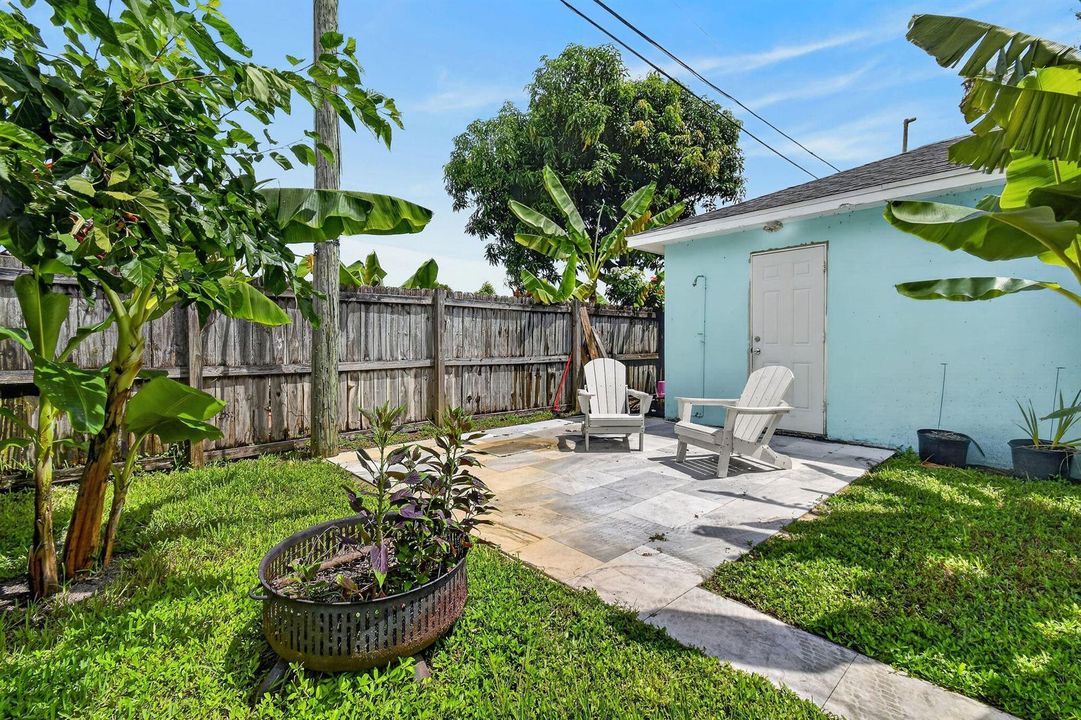 Back Patio Seating Area