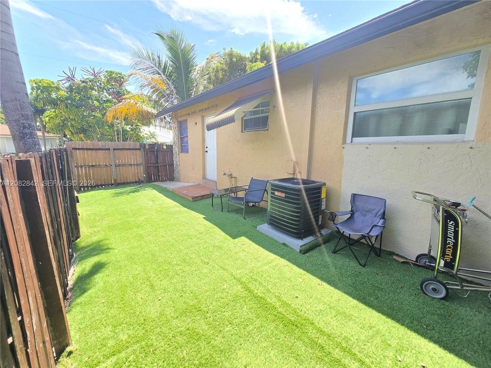 Enclose patio