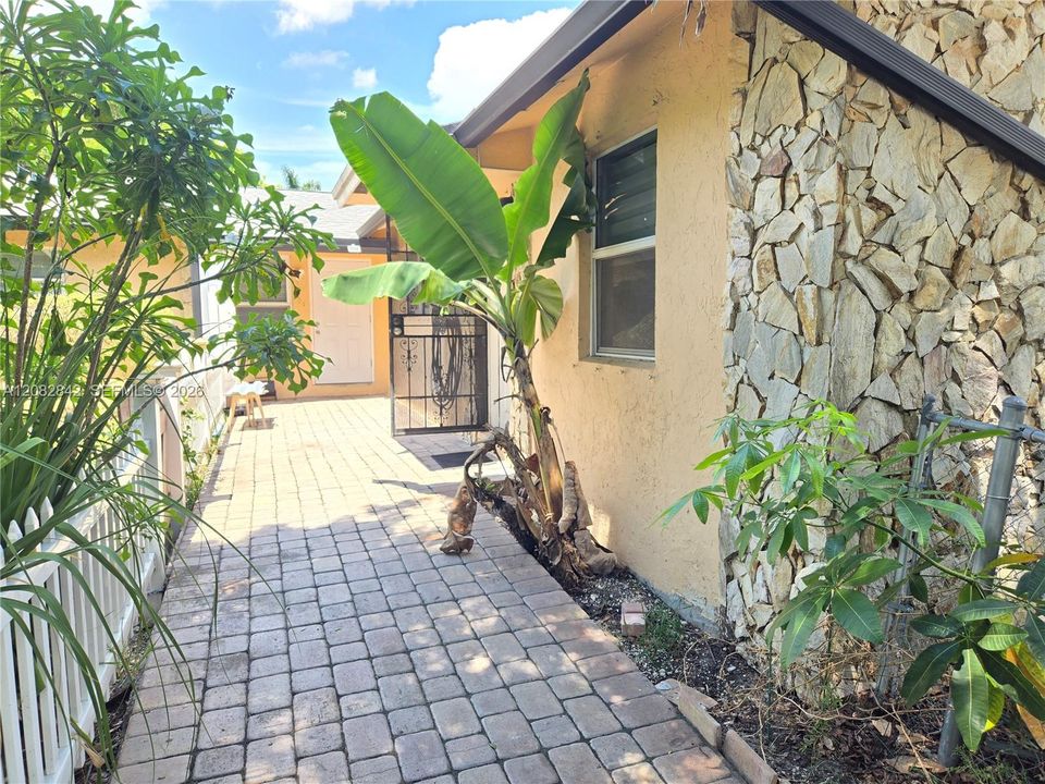 Private entrance